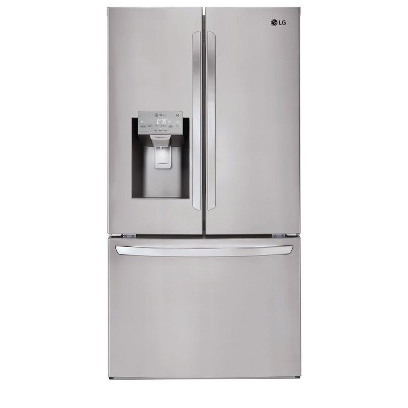 LG 26.2 cu ft French Door Refrigerator - 36"W Stainless Steel