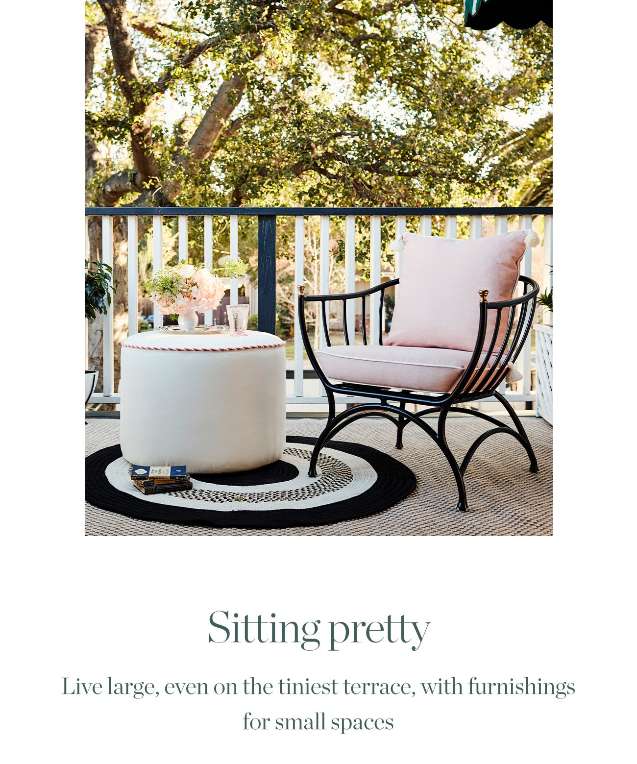 Sitting Pretty | Live large, even on the tiniest terrace, with furnishings for small spaces