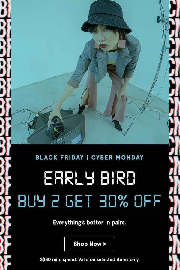 Black Friday | Cyber Monday Early Bird Special: Buy 2 Get 30% Off!