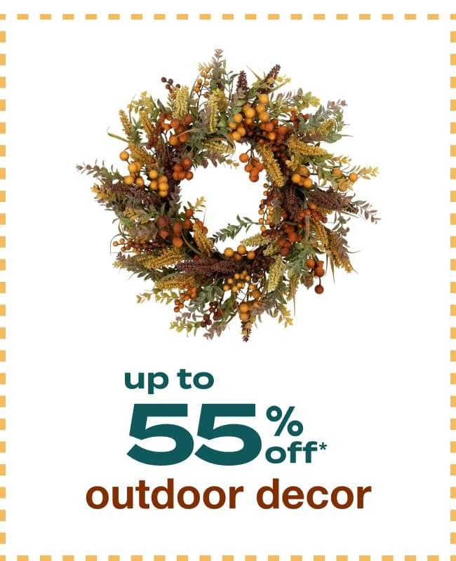 Up to 55% Off Outdoor Decor