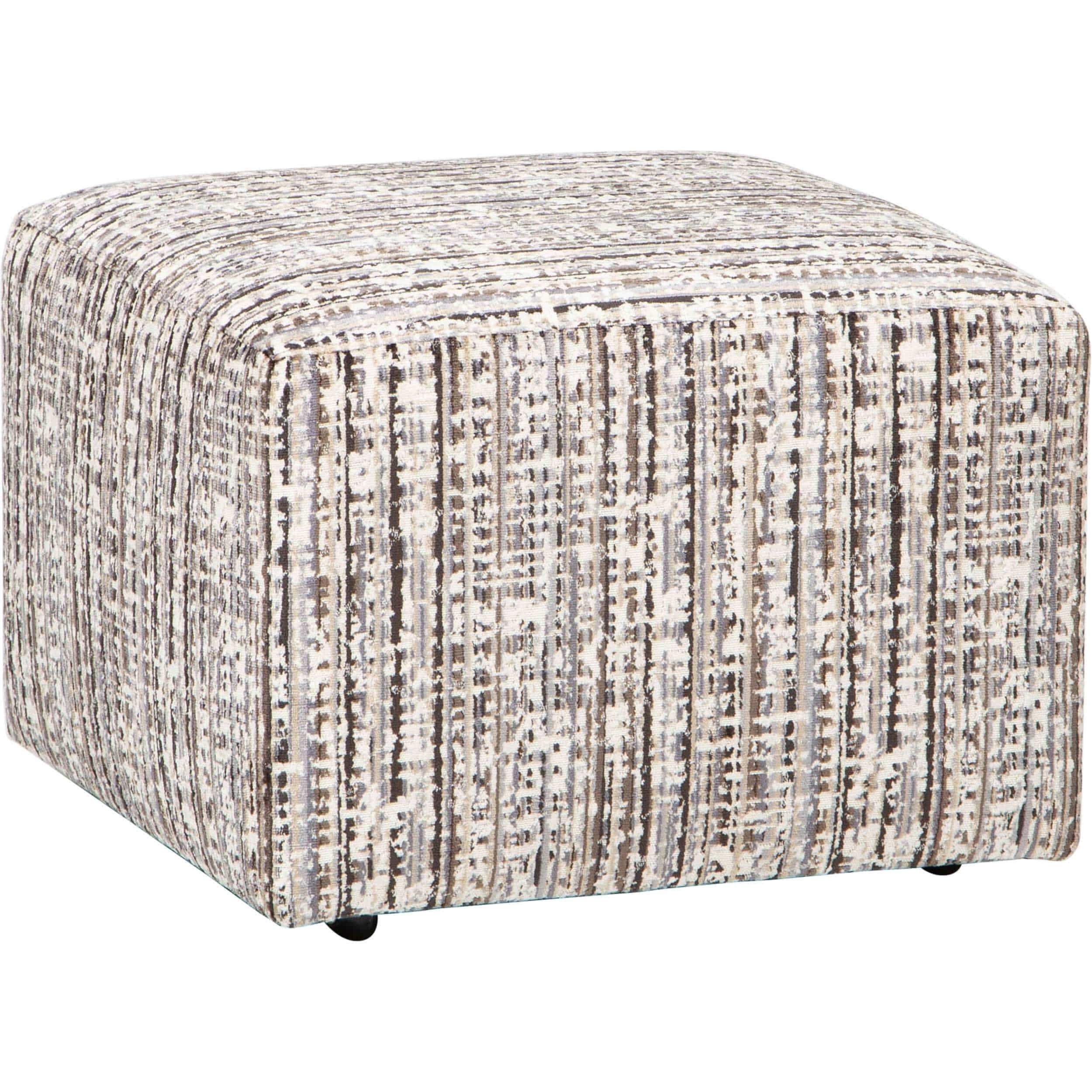 Image of Corbin Ottoman, Tourist Graphite