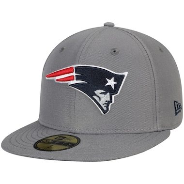 Men's New Era Graphite New England Patriots Storm 59FIFTY Fitted Hat
