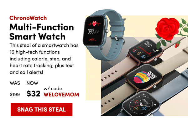 ChronoWatch MultiFunction Smart Watch | Snag This Steal 