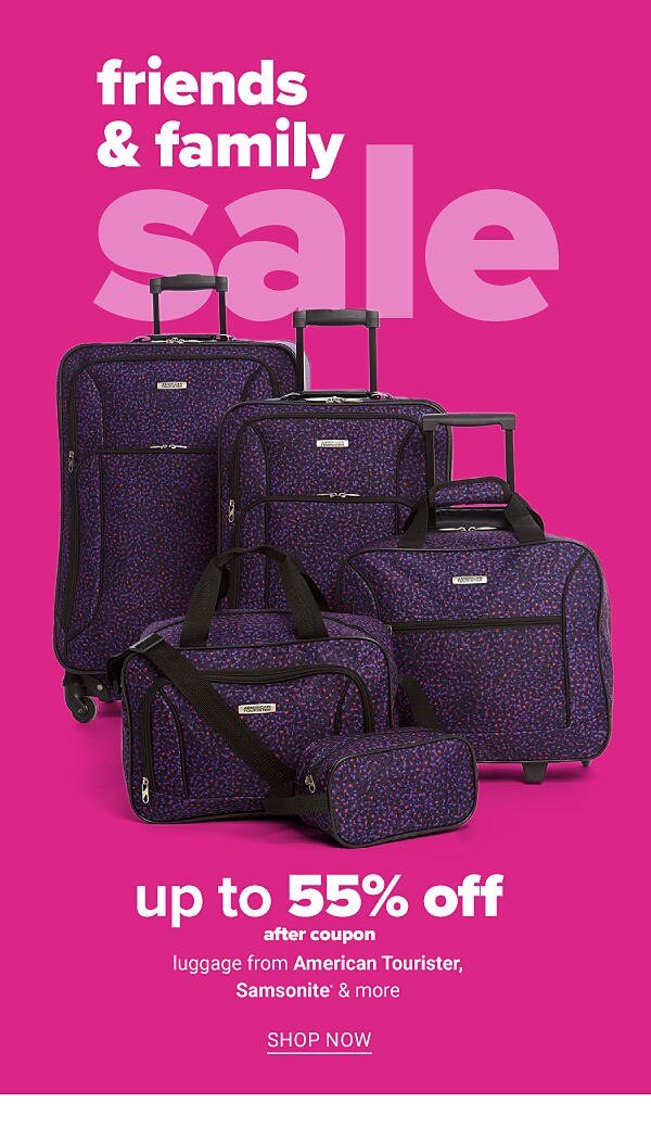 Up to 50% off Luggage from American Tourister, Samsonite and more - Shop Now