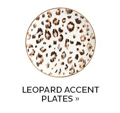 Leopard Accent Plates