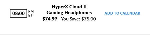 HyperX Cloud II Gaming Headphones