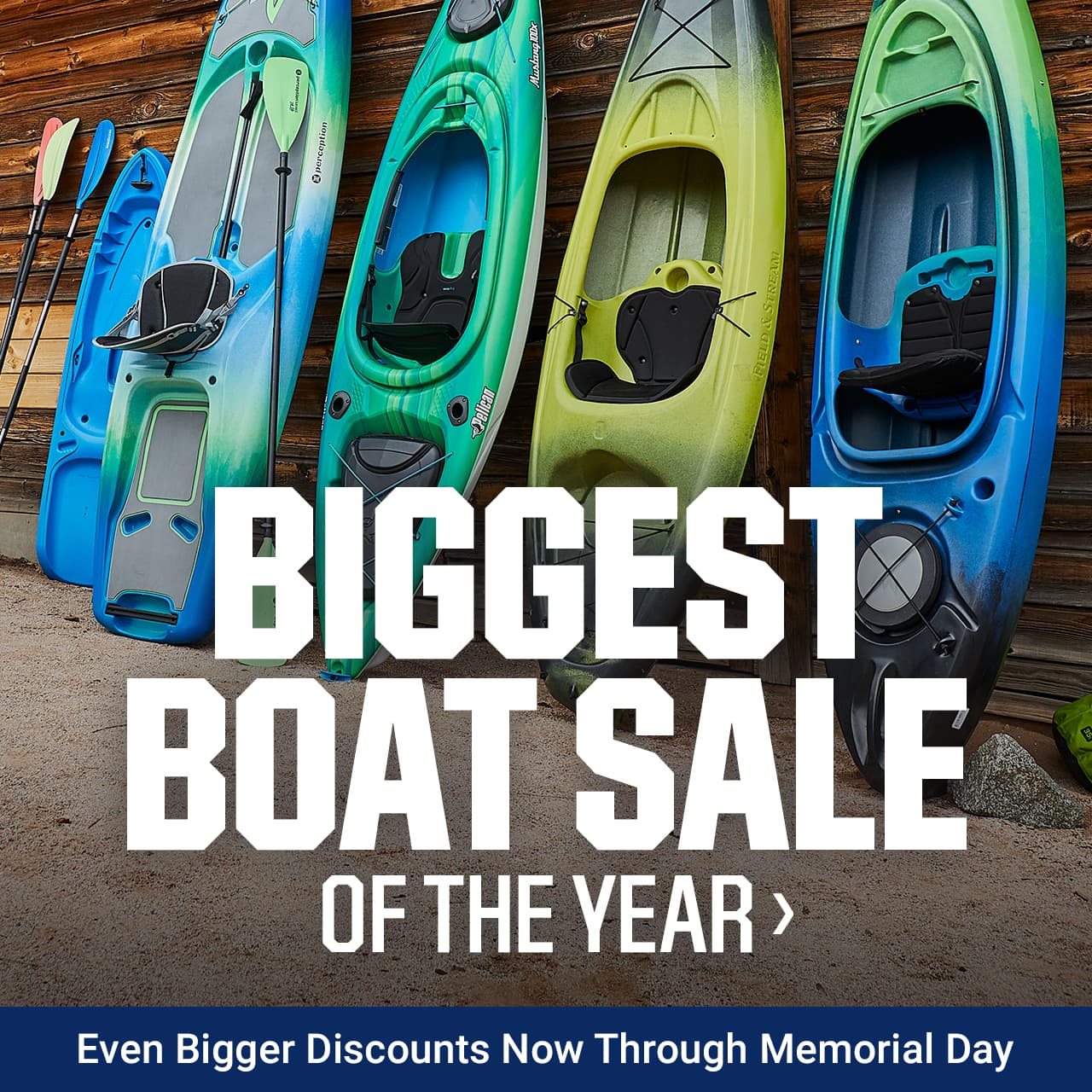 BIGGEST BOAT SALE OF THE YEAR | EVEN BIGGER DISCOUNTS NOW THROUGH MEMORIAL DAY | SHOP NOW >