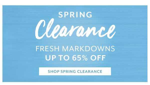 Spring Clearance