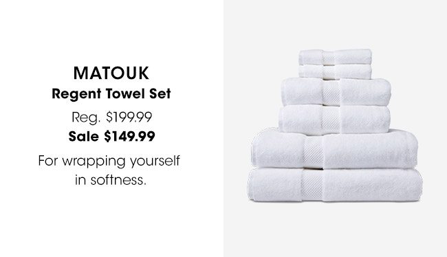 MATOUK REGENT TOWEL SET