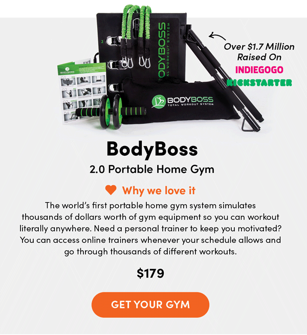 BodyBoss 2.0 Portable Home Gym | Get Your Gym