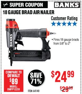 View View 18 GAUGE BRAD AIR NAILER