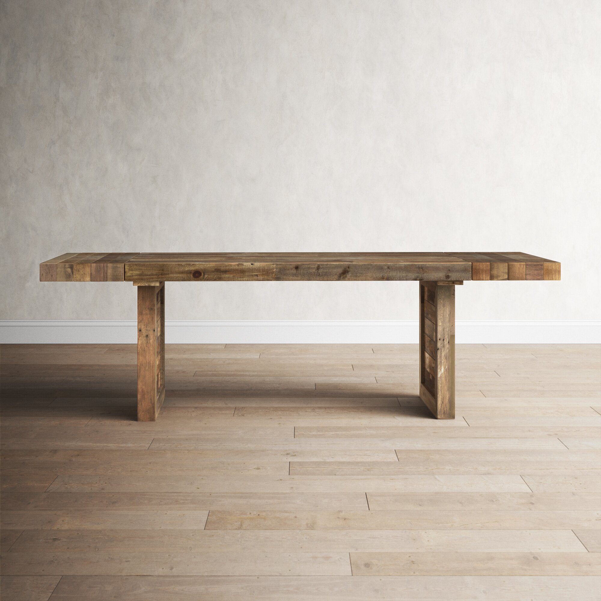Frederickson Extendable Pine Solid Wood Dining Table