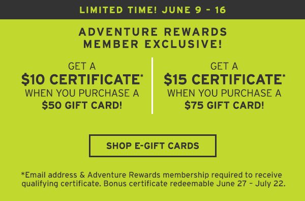 SHOP E GIFTCARDS