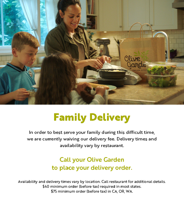 Olive Garden Delivery
