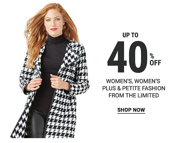 Up to 40% off women's women's plus & petite fashion from The Limited. Shop Now.