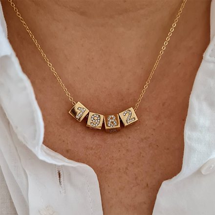 Personalised Birth Year Necklace