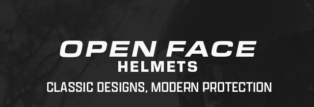 Open Face Helmets