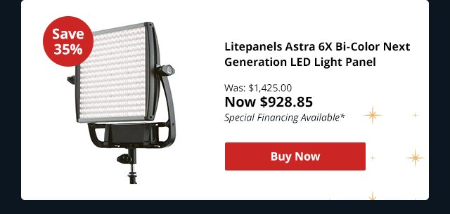Litepanels Astra 6X Bi-Color Next Generation LED Light Panel