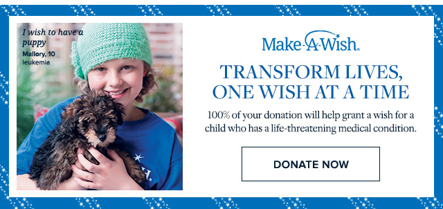 MAKE A WISH | DONATE NOW