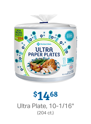 Ultra Plate, 10-1/16" (204 ct.)