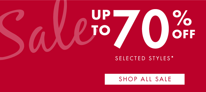 Sale up to 70% Off