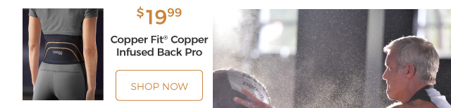 Copper Fit® Copper Infused Back Pro | $19.99 | shop now