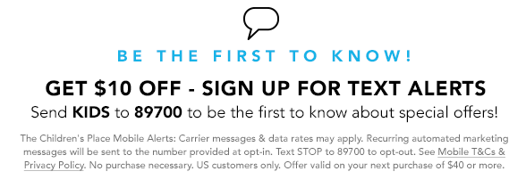 Get $10 Off - Sign Up For Text Alerts