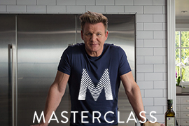 Masterclass Gordon Ramsay 20 Video Cooking Lessons w/ Downloadable Workbook and Class Feedback