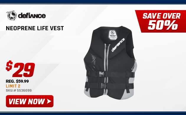 Defiance Neoprene Life Vest