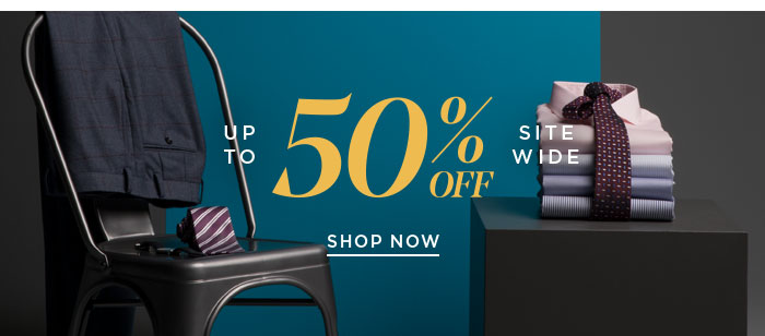 Up to 50% Off Sitewide