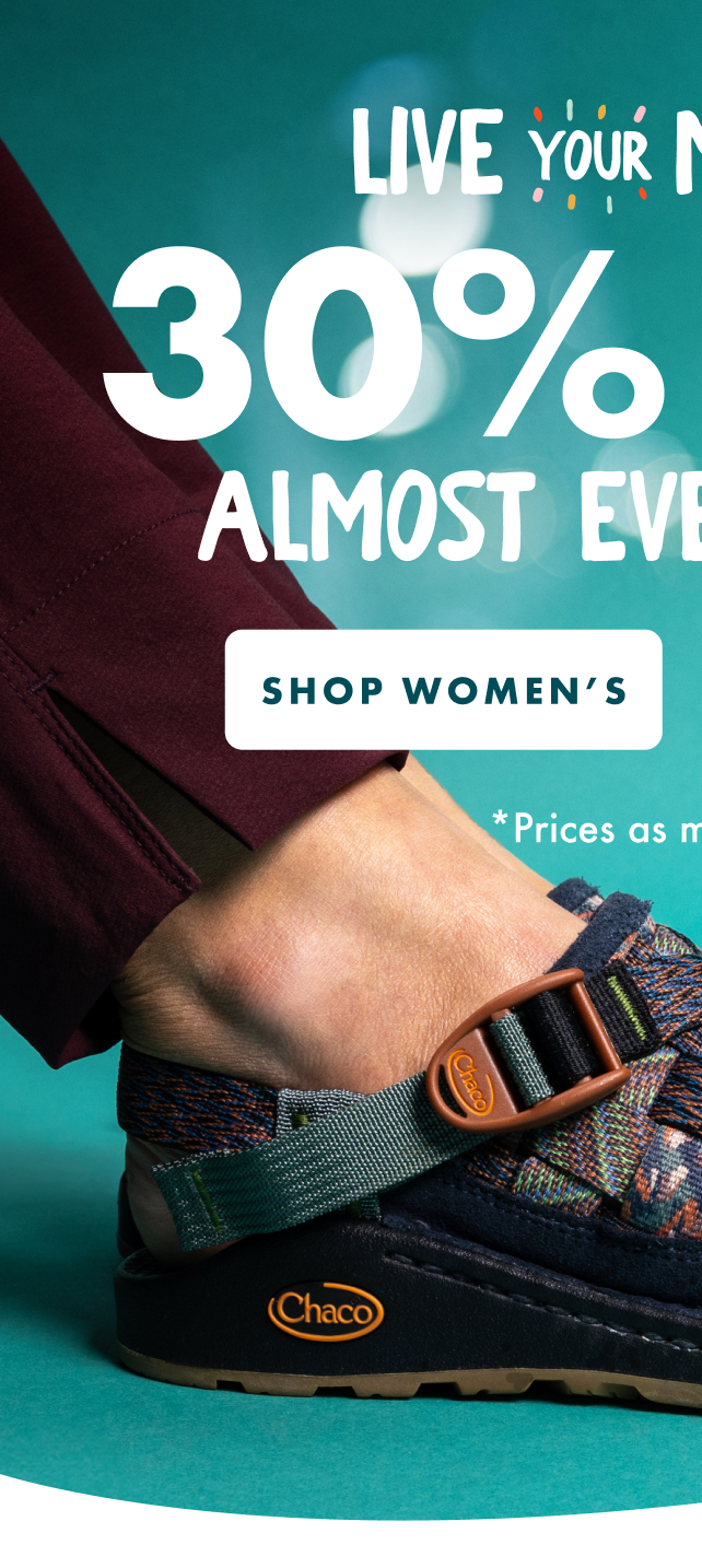 LIVE YOUR MERRY - 30% OFF ALMOST EVERYTHING* - SHOP WOMEN'S