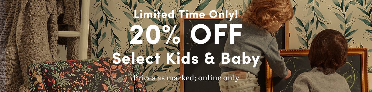 20% off Kids & Baby