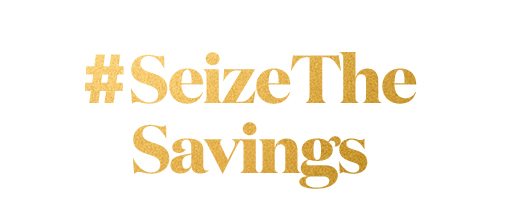 #SeizeTheSavings