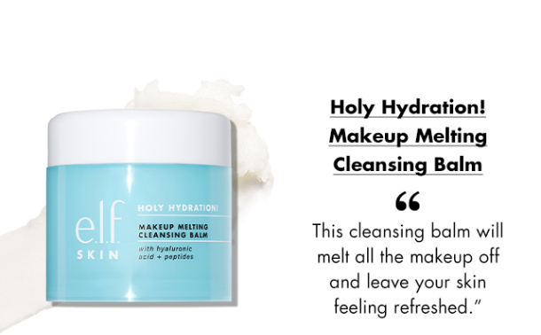 Holy Hydration! Makeup Melting Cleansing Balm