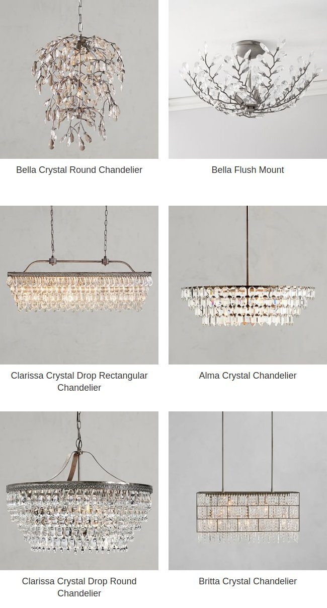 britta crystal chandelier