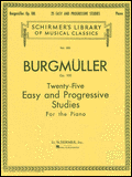 Burgmuller - Twenty-Five Easy and Progressive Studies for the Piano, Op. 100