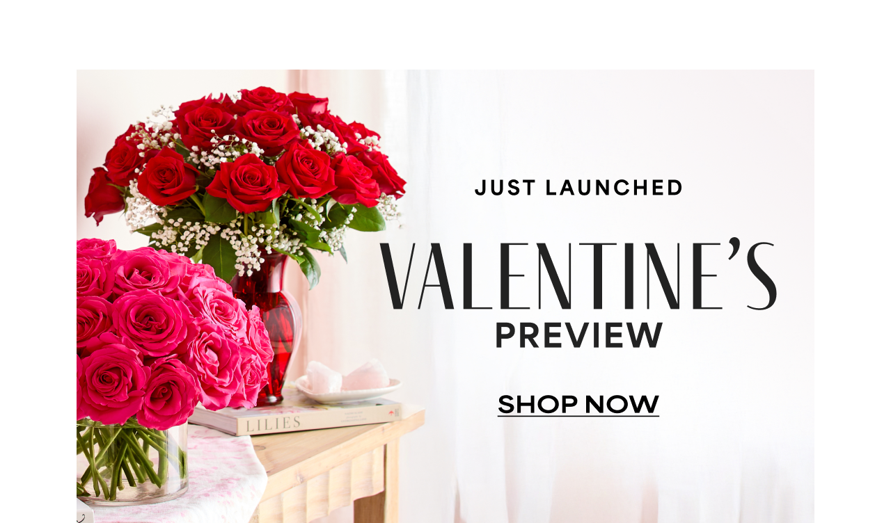 Just Launched | Valentine's Preview | Shop Now