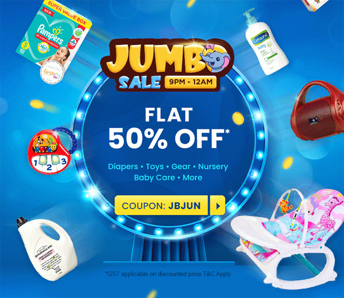 Jumbo Sale FLAT 50% OFF*