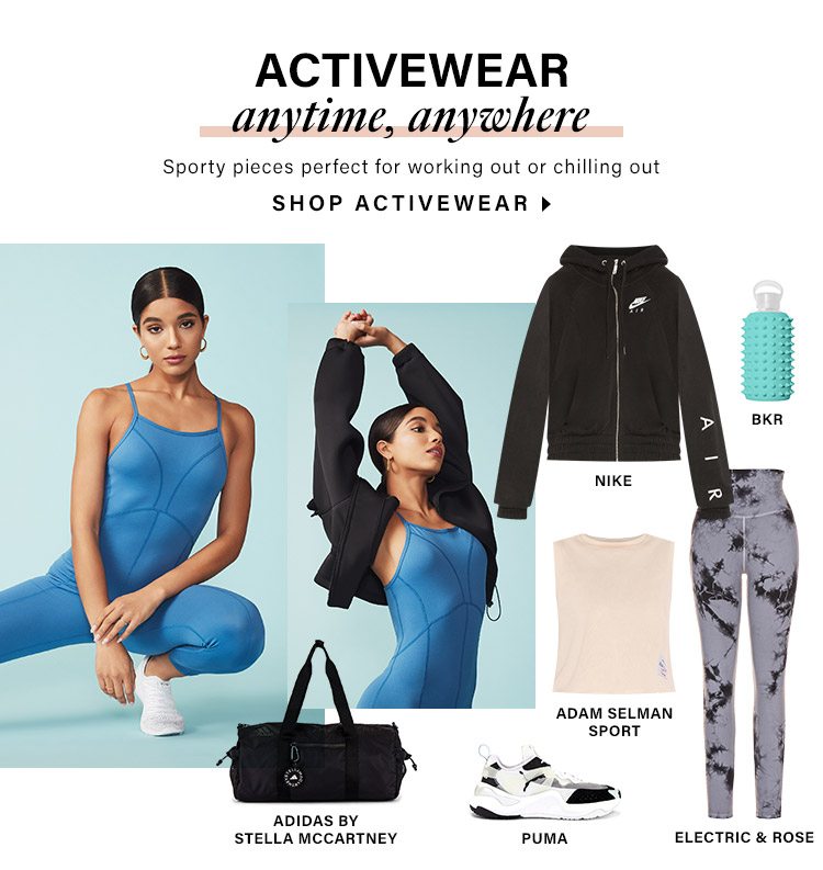 Activewear Anytime, Anywhere: Sporty pieces perfect for working out or chilling out - Shop Activewear