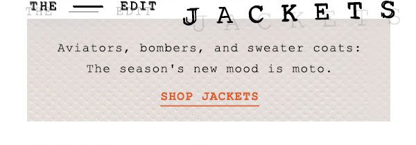 Shop jackets.