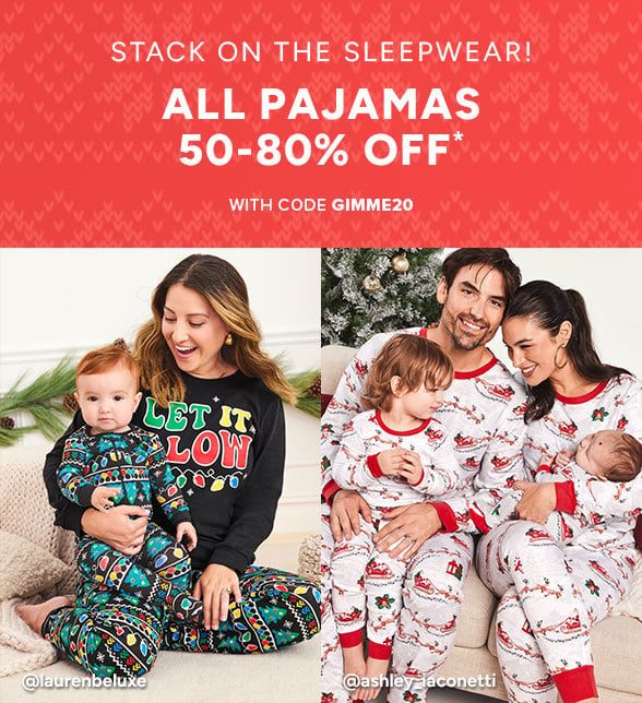 50-80% off Pajamas