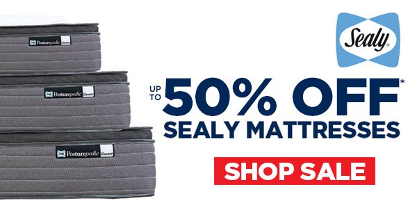 Up to 50% Off Sealy Mattresses