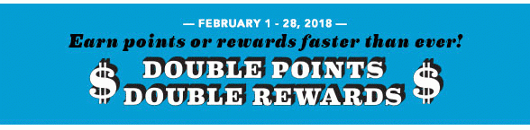 Double Points Double Rewards