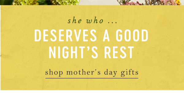Shop Mother's Day gifts.