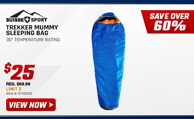 Suisse Sport Trekker Mummy Sleeping Bag