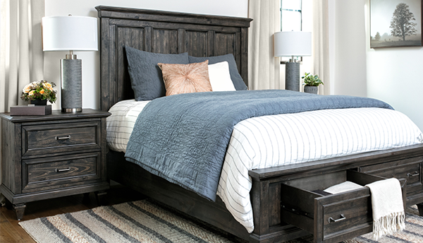 Valencia Queen Panel Bed With Storage