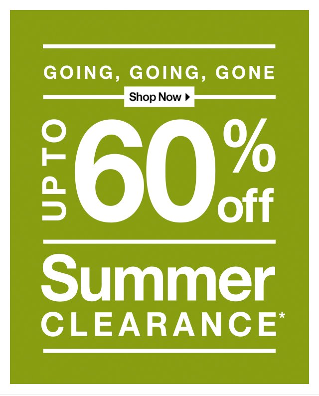 Summer Clearance