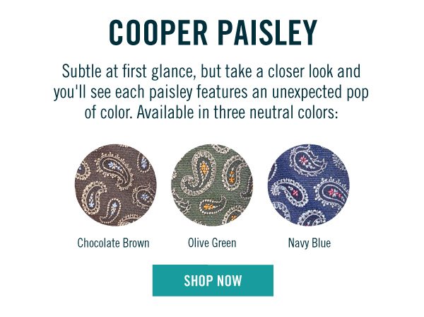 New! Cooper Paisley