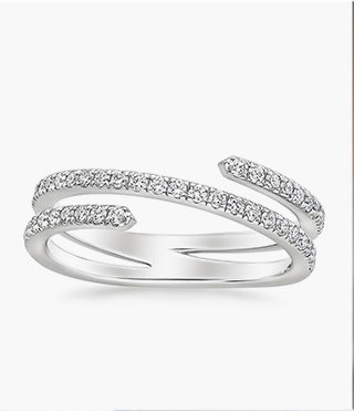 Helix Diamond Ring