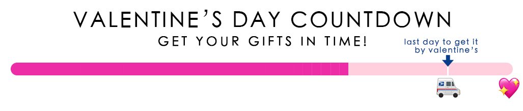 Get your Valentine's Day gifts on time >